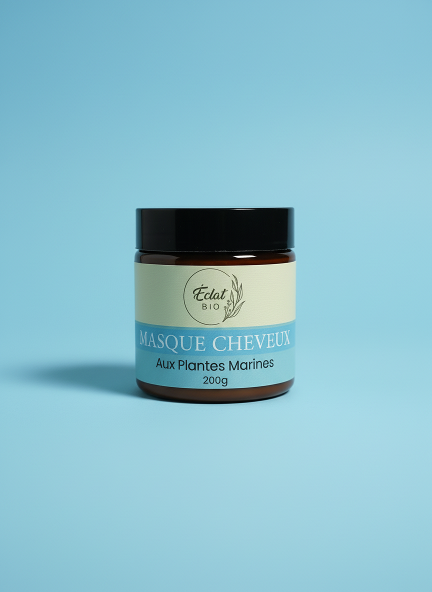Masque cheveux au plantes marines